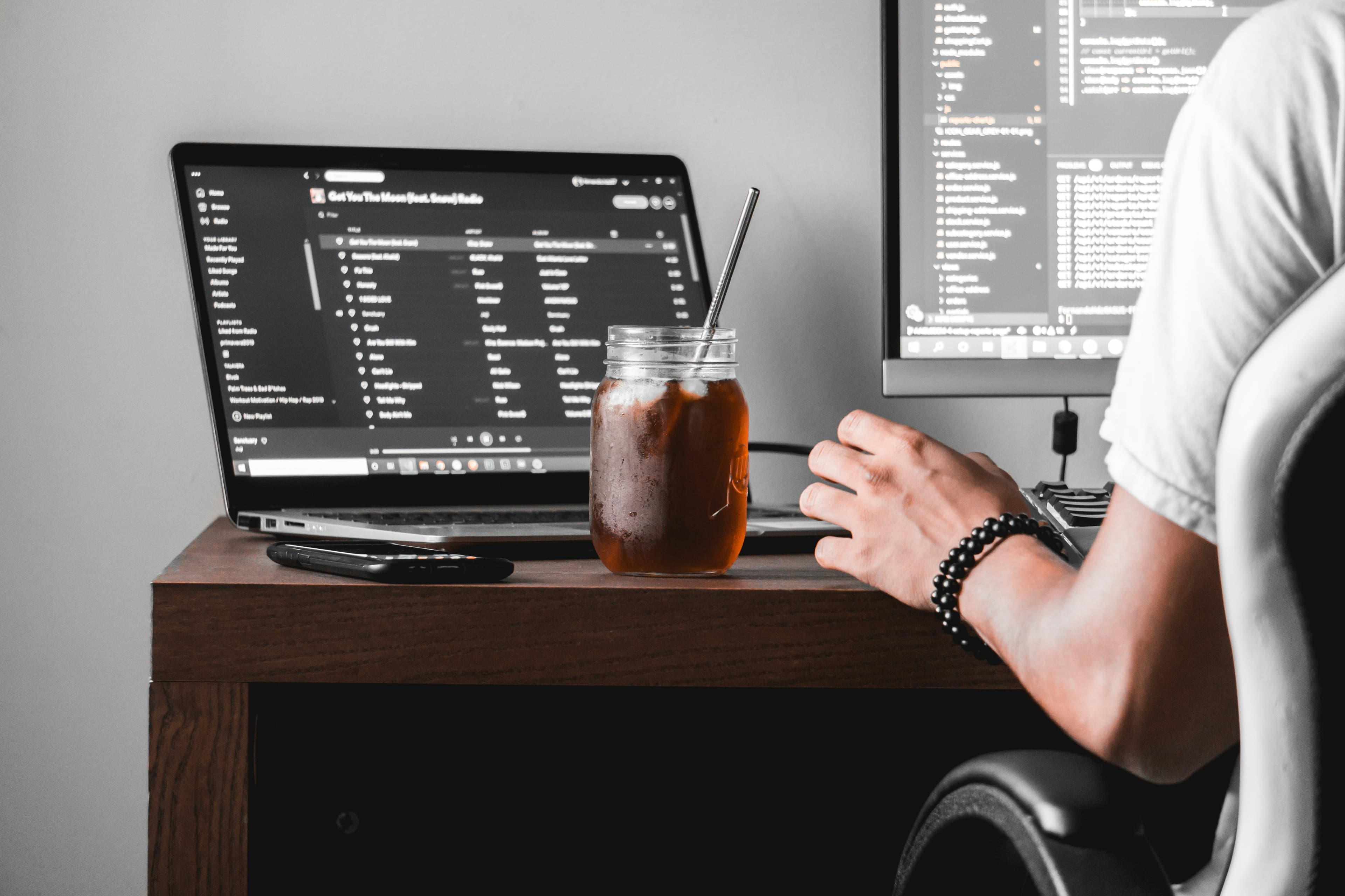 Developer at work